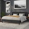 Flash Furniture King, Bedford Headboard, Black Fabric HG-HB1704-K-BK-GG - alternate 4